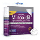 Minoxidil espuma mujer 06 Minoxidil 5% Schaum 12 Monate Behandlung (versiegelte Schachtel, Für Frauen)